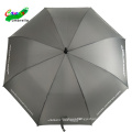 Promotional quality windproof gray color 60arc golf umbrella simple auto windproof umbrellas